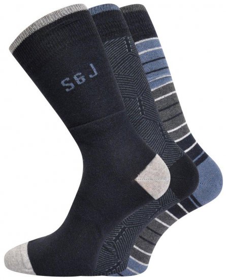 Smith & Jones Hessa 3-pack Socks (46-49) - Underkläder & Badkläder - Stora underkläder - 2XL-8XL