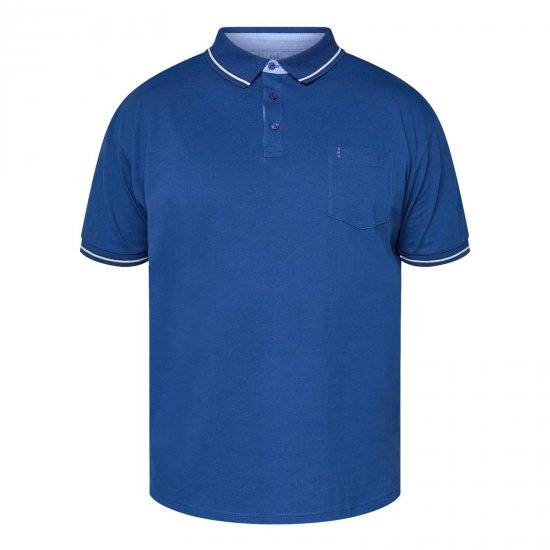 North Latitude Superflex Polo Blå - TALL pikétröjor - TALL Pikétröjor för långa män