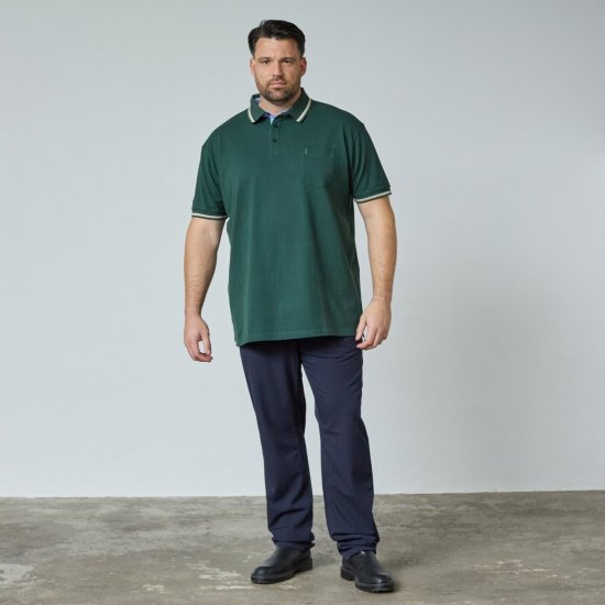 North Latitude Superflex Polo Grön/Khaki - TALL pikétröjor - TALL Pikétröjor för långa män