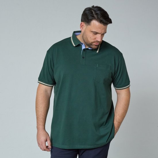 North Latitude Superflex Polo Grön/Khaki - Pikétröjor - Stora pikétröjor - 2XL-8XL