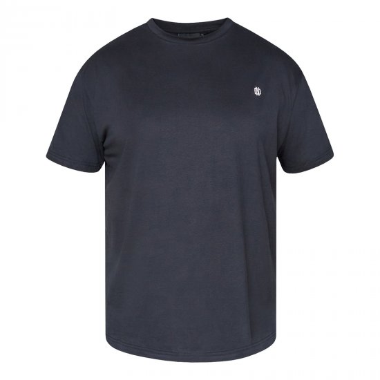 North Latitude T-Shirt With Back Print Svart - TALL T-shirts - T-Shirts för Långa Män
