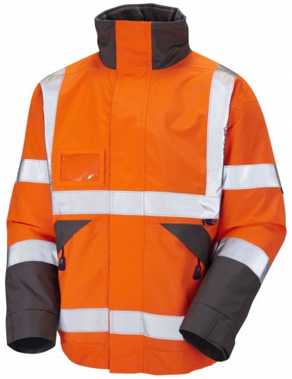 Leo Bickington Superior Bomber Jacket Orange - Arbetskläder - Arbetskläder i stora storlekar