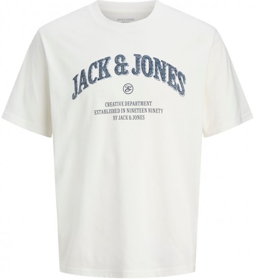 Jack & Jones Denver Graphic T-Shirt Beige - T-shirts - Stora T-shirts - 2XL-14XL