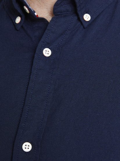 Jack & Jones Summer Shirt L/S Navy - Skjortor - Stora skjortor - 2XL-8XL