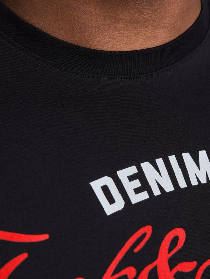 Jack & Jones Elogo T-Shirt Black - T-shirts - Stora T-shirts - 2XL-14XL