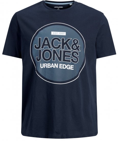 Jack & Jones Booster T-shirt Navy - T-shirts - Stora T-shirts - 2XL-14XL