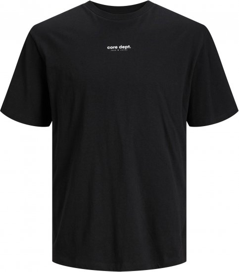 Jack & Jones JCOEDITION BERLIN T-Shirt Black - T-shirts - Stora T-shirts - 2XL-14XL