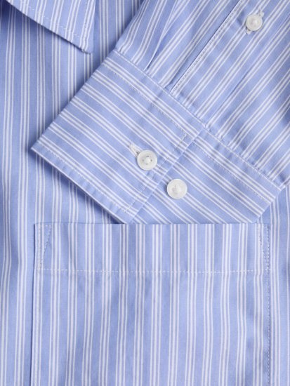 Jack & Jones Cody Poplin Long Sleeve Shirt Windsurfer - Skjortor - Stora skjortor - 2XL-8XL