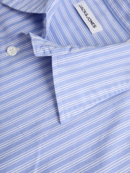 Jack & Jones Cody Poplin Long Sleeve Shirt Windsurfer - Skjortor - Stora skjortor - 2XL-8XL