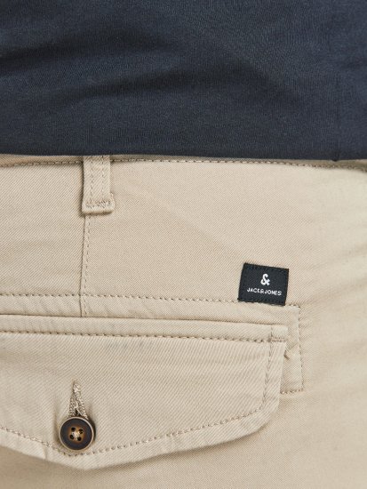 Jack & Jones JPSTPAUL Cuffed Cargopants Sand - Jeans & byxor - Stora Jeans och Stora Byxor