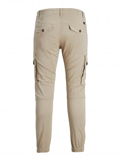 Jack & Jones JPSTPAUL Cuffed Cargopants Sand - Jeans & byxor - Stora Jeans och Stora Byxor