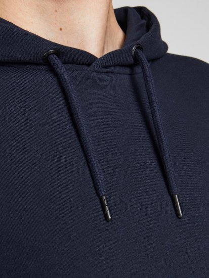 Jack & Jones JJESHARK SWEAT Hoodie Navy - Tröjor & hoodies - Stora hoodies & tröjor - 2XL-14XL