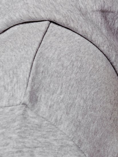 Jack & Jones CORP LOGO Hoodie Light Gray - Tröjor & hoodies - Stora hoodies & tröjor - 2XL-14XL
