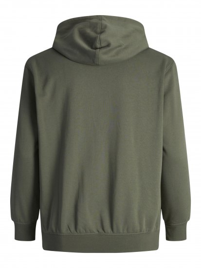 Jack & Jones JPRBLUBOOSTER SWEAT Hoodie Khaki - Tröjor & hoodies - Stora hoodies & tröjor - 2XL-14XL