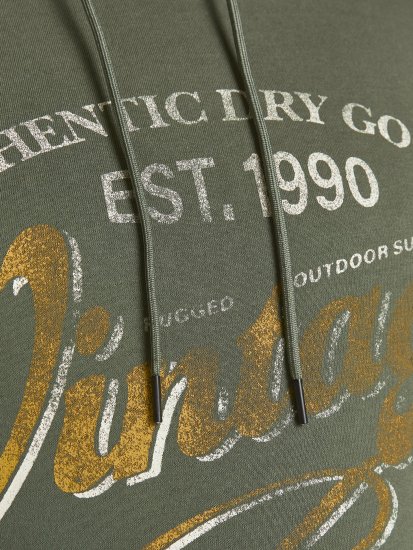 Jack & Jones JPRBLUBOOSTER SWEAT Hoodie Khaki - Tröjor & hoodies - Stora hoodies & tröjor - 2XL-14XL