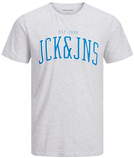 Jack & Jones JJCEMB TEE White - T-shirts - Stora T-shirts - 2XL-14XL