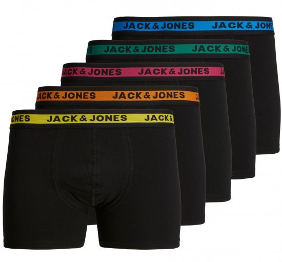 Jack & Jones JACJOSH Boxers 5-pack Black - Underkläder & badkläder - Stora underkläder för män