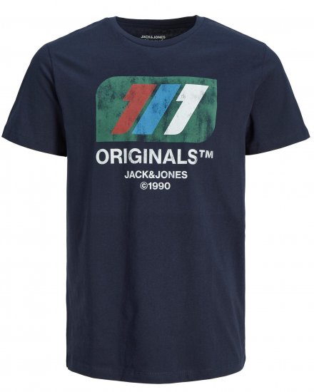 Jack & Jones JORNATE T-shirt Navy - T-shirts - Stora T-shirts - 2XL-14XL