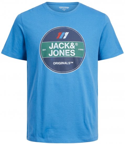 Jack & Jones JORNATE TEE Blue - T-shirts - Stora T-shirts - 2XL-14XL