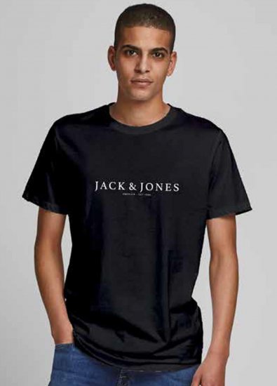 Jack & Jones JPRBLABOOSTER T-shirt Black - T-shirts - Stora T-shirts - 2XL-14XL