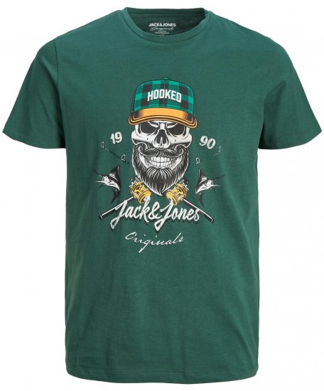 Jack & Jones JORCAPTAIN TEE Green - T-shirts - Stora T-shirts - 2XL-14XL