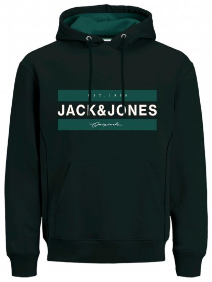 Jack & Jones JORFRIDAY Hoodie Black - Tröjor & Hoodies - Stora hoodies & tröjor - 2XL-14XL