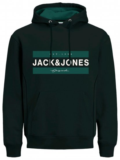 Jack & Jones JORFRIDAY Hoodie Black - Tröjor & hoodies - Stora hoodies & tröjor - 2XL-14XL