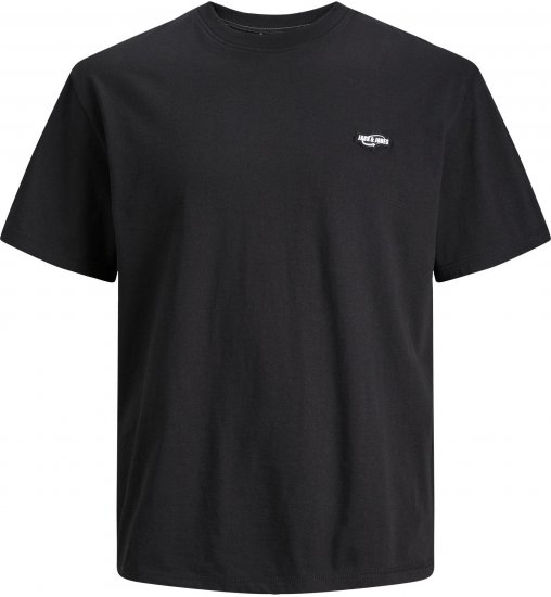 Jack & Jones JCOBLACK TEE SS CREW NECK Black Bean - T-shirts - Stora T-shirts - 2XL-14XL