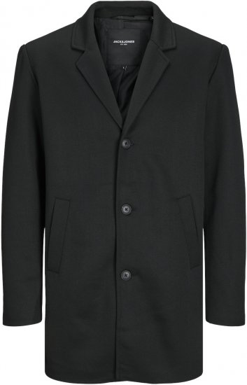 Jack & Jones JJCHUCK Overcoat Black - Jackor - Stora jackor - 2XL-12XL