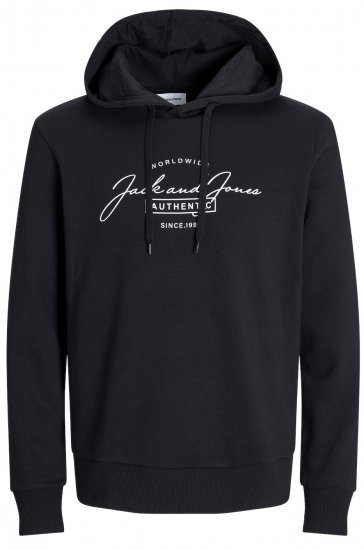 Jack & Jones JJFERRIS SWEAT Hoodie Black - Tröjor & hoodies - Stora hoodies & tröjor - 2XL-14XL