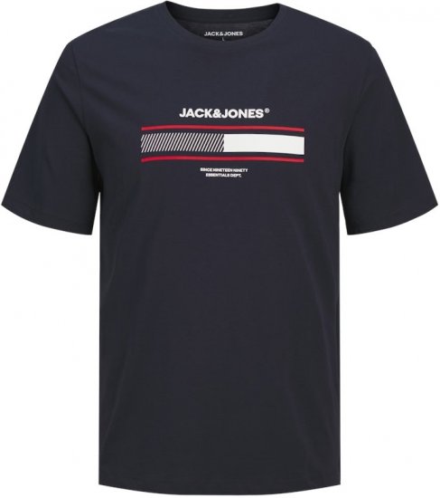 Jack & Jones SOUTH T-Shirt Navy Blazer - T-shirts - Stora T-shirts - 2XL-14XL