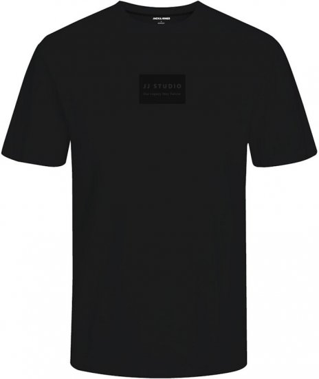 Jack & Jones Hakkai T-Shirt Black - T-shirts - Stora T-shirts - 2XL-14XL
