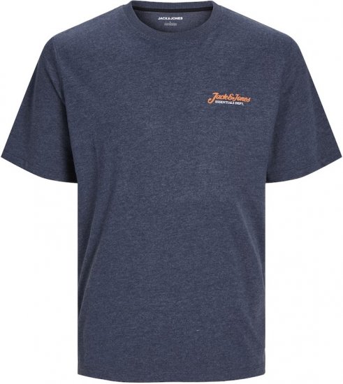 Jack & Jones ERIK T-Shirt Navy Blazer - T-shirts - Stora T-shirts - 2XL-14XL