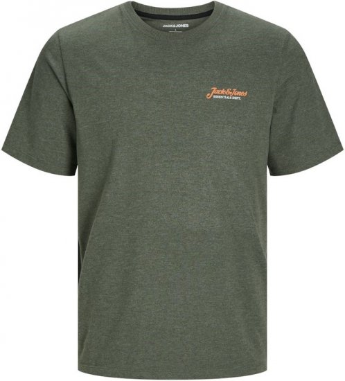 Jack & Jones ERIK T-Shirt Kombu Green - T-shirts - Stora T-shirts - 2XL-14XL