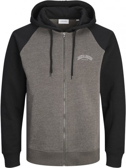 Jack & Jones Ricky Hoodie Black - Tröjor & hoodies - Stora hoodies & tröjor - 2XL-14XL