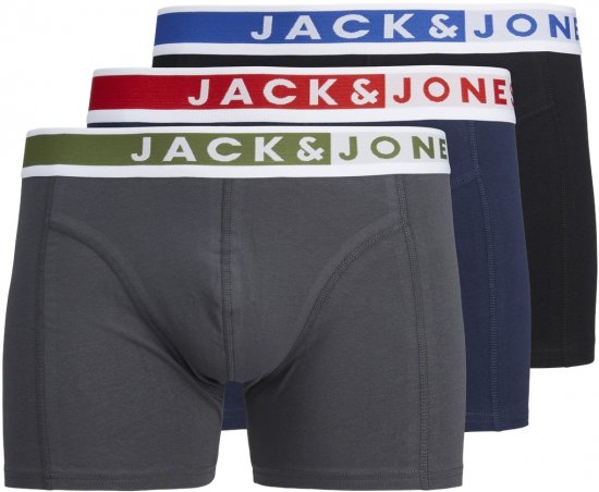 Jack & Jones JACKARIM Trunks 3-Pack Red - Underkläder & badkläder - Stora underkläder för män