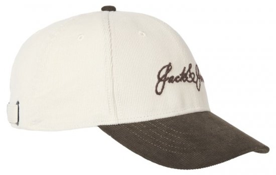 Jack & Jones Base Corduroy Cap Antique White - Accessoarer - 