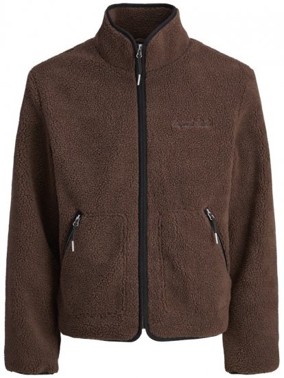 Jack & Jones Norrebro Teddy Jacket Deep Mahogany - Jackor - Stora jackor - 2XL-12XL