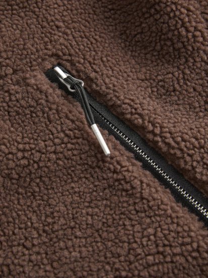 Jack & Jones Norrebro Teddy Jacket Deep Mahogany - Jackor - Stora jackor - 2XL-12XL