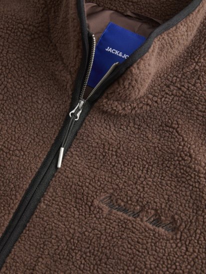Jack & Jones Norrebro Teddy Jacket Deep Mahogany - Jackor - Stora jackor - 2XL-12XL