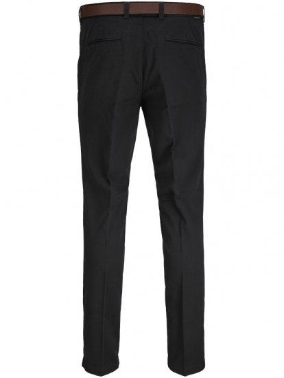 Jack & Jones Marco Franco Chino With Belt Black - Jeans & byxor - Stora Jeans och Stora Byxor