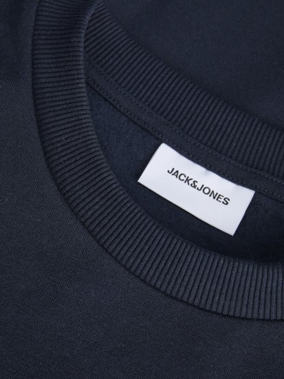 Jack & Jones Brandy Crew Neck Sweatshirt Sky Captain - Tröjor & hoodies - Stora hoodies & tröjor - 2XL-14XL