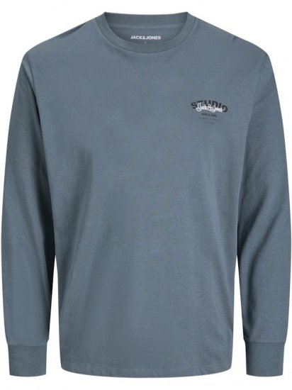 Jack & Jones Yuki Crew Neck Sweatshirt Stormy Weather - Tröjor & hoodies - Stora hoodies & tröjor - 2XL-14XL