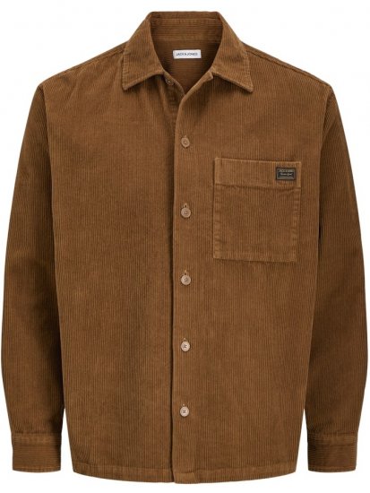 Jack & Jones Corduroy Long Sleeve Overshirt Monks Robe - Skjortor - Stora skjortor - 2XL-8XL