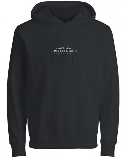 Jack & Jones Casper Sweatshirt Black - Tröjor & hoodies - Stora hoodies & tröjor - 2XL-14XL
