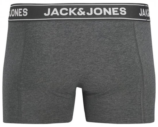 Jack & Jones Black Friday Trunks 3-Pack Grey Black - Underkläder & badkläder - Stora underkläder för män