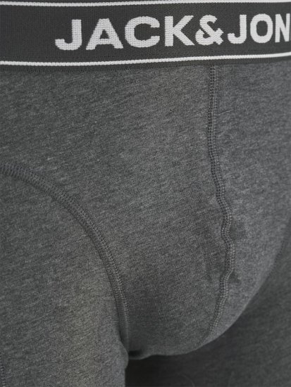 Jack & Jones Black Friday Trunks 3-Pack Grey Black - Underkläder & badkläder - Stora underkläder för män