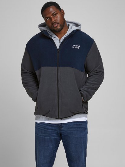 Jack & Jones Hype Fleece Ombre Blue - Jackor - Stora jackor - 2XL-12XL