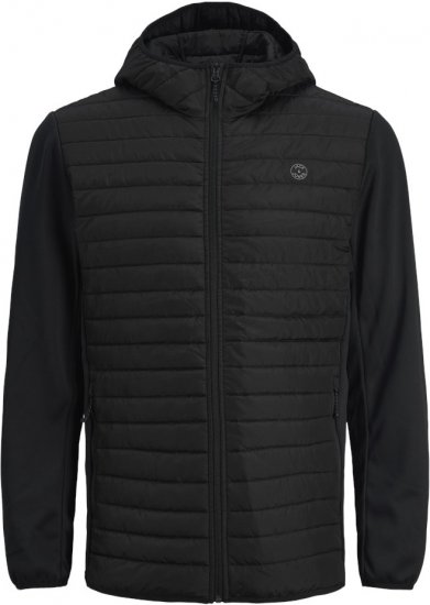 Jack & Jones MULTI QUILTED SET-IN Sleeves Jacket Black - Jackor - Stora jackor - 2XL-12XL