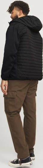 Jack & Jones MULTI QUILTED SET-IN Sleeves Jacket Black - Jackor - Stora jackor - 2XL-12XL